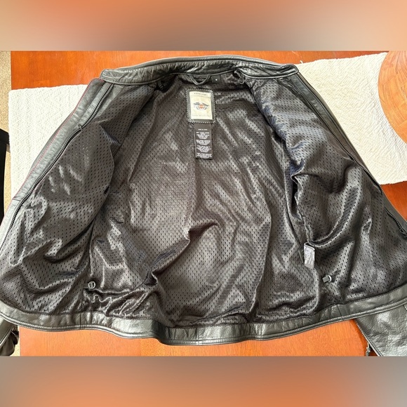 Harley-Davidsonยฎ Women's Soltice Wings 3-IN-1 Leather Jacket, Black size Medium - Picture 7 of 16